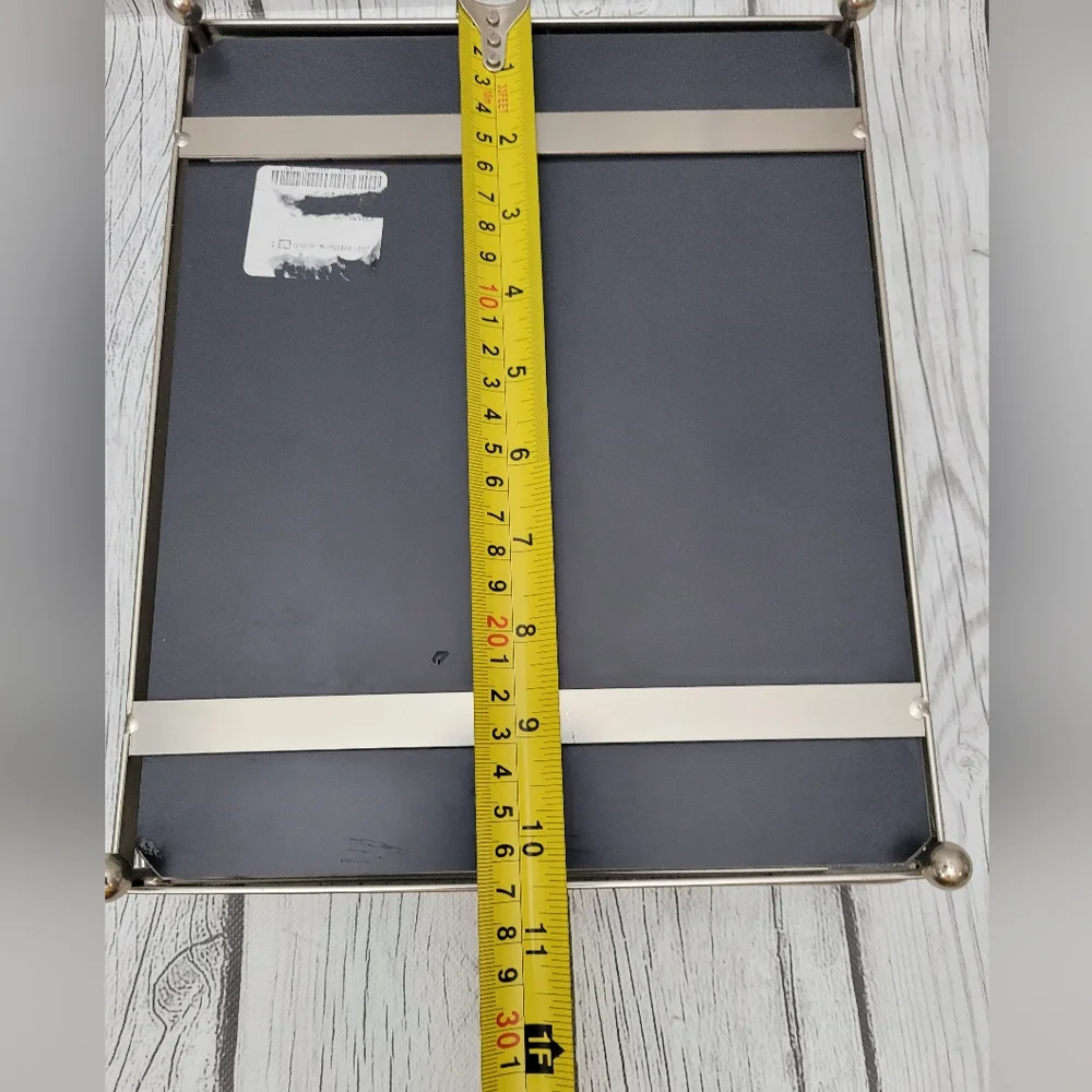Silver Mirrored Vanity Tray